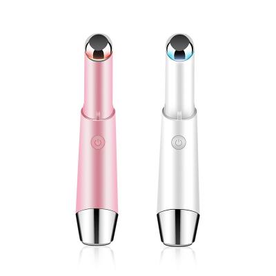 China Portable Face RTS Korea Ion Induction Remove Dark Eye Wrinkle Remover Heating Eye Massager for sale