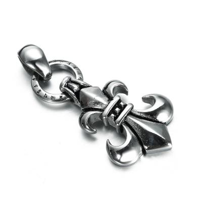 China European and American stainless steel men's wholesale punk retro Hexagram pendant for sale