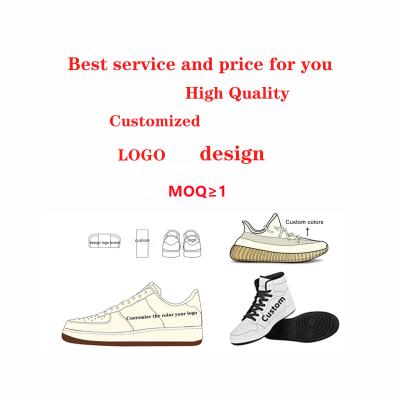 China Fashion Trend Brand High Quality Thick Sole Sport Shoes Men Sneakers Wholesale Breathable Customized Sports Shoes for sale