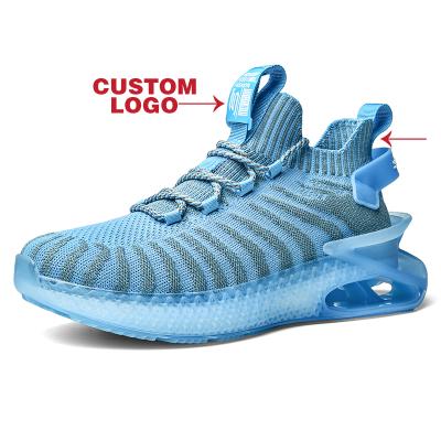 China 2021 New Arrivals Men's Super Lightweight Sneakers Breathable Mesh Walking Shoes Fashion Socks CUSHIONING for sale