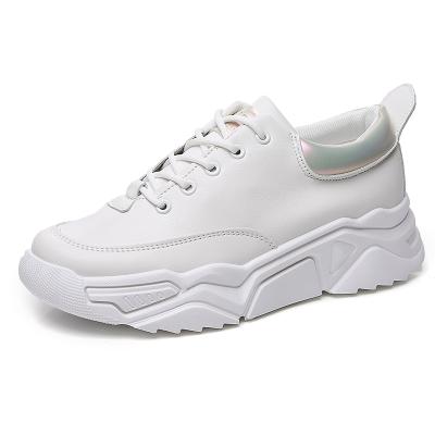 China Popular Bottom Breathable Dad Thick Men's Casual White Walking Shoes Wholesale Cheap Shoes for sale