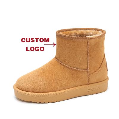 China 2021 Hot Selling China Fashion Trend Winter Warm Fashion Anti-skid Outdoor Flat Comfortable Cotton Shoes Snow Boots For Women for sale