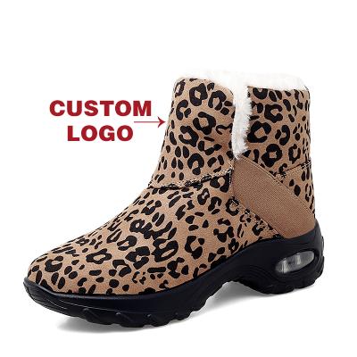 China CUSHIONING New Arrive Winter Air Cushion Suede Boots Stealth Increase Women Warm Boots Snow Boots for sale