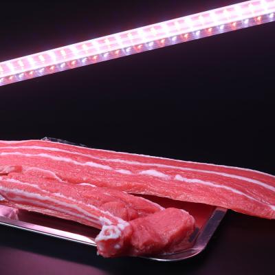 China Cool Room 4ft Tube T8 Shop Supermarket Food Display Lighting Pink LED Meat Light for sale