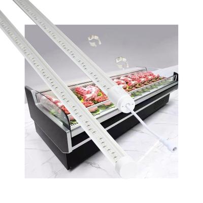 China Professional Supermarket Led Cool Light T8 Integrated Led Light For Refrigerated Fresh Meat Cabinet Showcase Freezer for sale