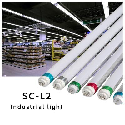 China PC+Aluminum alloy 220v 20w 2ft 3ft 5ft hanging 18w led tube fluorescent led shop light 4ft T8 led tube T5 lighting linear light for sale