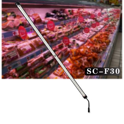 China Refregerator SC Supermarket Cabinet Fresh Meat Display Lighting Pink Color Shop Led Freezer Light for sale