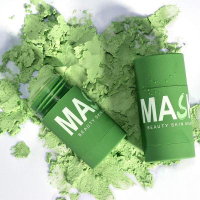 China Moisturizer Customize Nicotinamide Whitening Cleansing Pores Oil Control Green Tea Mud Cleansing Facial Mask for sale