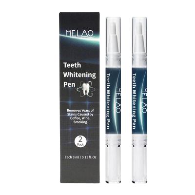 China OEM Private Label 30ml*2 Daily Portable ODM Home Logo Clean Teeth Brightening Pen Transparent Oral Care Teeth Whitening Pen for sale