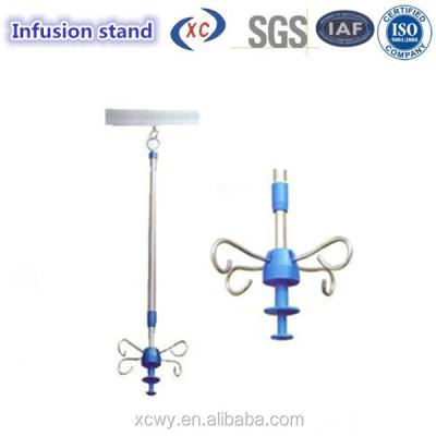 China Commercial furniture mobile infusion rack infusion hanger iv post for sale