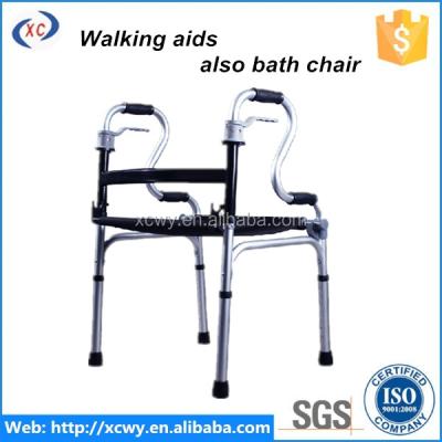 China Aluminum Alloy On Sale Folding Walker With Knee Support for sale