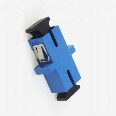 China FTTX FTTH Accessory Plastic Fiber Coupler Simplex SM SC Fiber Optic Adapter for sale