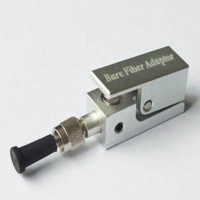 China Square Type SMA Fiber Optic Adapter FTTH FTTB FTTX Network Silver Bare Optical Fiber Coupler for sale