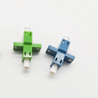 China FTTH FTTB FTTX Network Clamp Adapter Simplex With Ear LC UPC Fiber Optic Adapter for sale