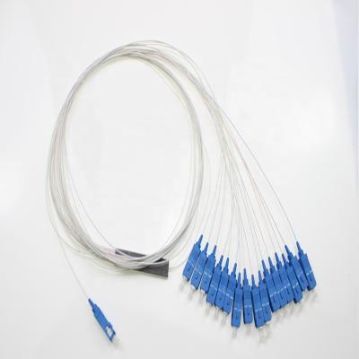 China FTTH FTTB FTTX mini network catv fiber equipment SC/UPC tube PLC 1*16 fiber optic steel optic spliter for sale