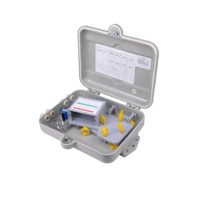 China FTTH FTTB FTTX Network Outdoor Waterproof 16 Core Fiber Optic Distribution Box for sale