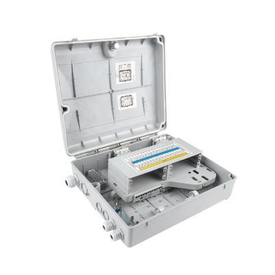 China Plastic Waterproof FTTH FTTB FTTX Network 32 Way PVC Power Fiber Optic Distribution Box for sale