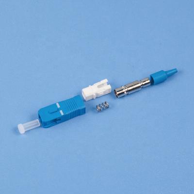 China FTTH FTTB FTTX single mode plastic duplex sc/upc plug duplex fiber optic connector FTTH FTTB FTTX single mode connector for sale