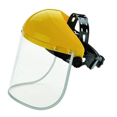 China Durable PC or PVC clear ANT5ppe transparent lens shield for full face protection for sale