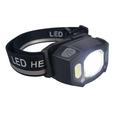 China Camping ANT5PPE Mini Sensor USB Rechargeable LED Head Lamp Red Rechargeable Battery for sale