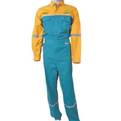 China High Visibility ANT5 Factory EN20471 100% Cotton Safety Coverall Security Worksuits For Worker for sale