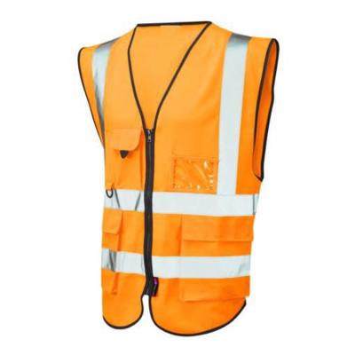 China Antistatic Polyester Fabric 100% ANSI PPE ANT5 Heavy Duty Safety Vest for sale