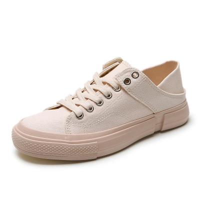 China Fashion Trend Women Canvas Shoes Logo And Color Available Custom Women Canvas Shoes Trendy Style for sale