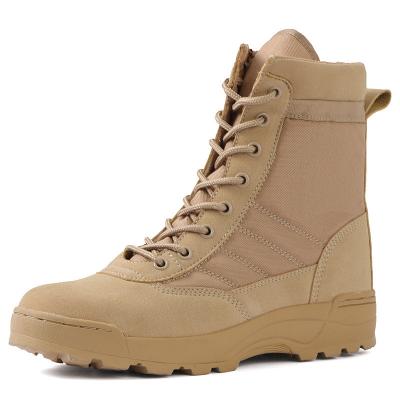 China Hot Sale Hiking Men's Tactical Military Combat Boots Waterproof Sand Proof Waterproof Breathable High Top Hunting All Terrain Boots for sale