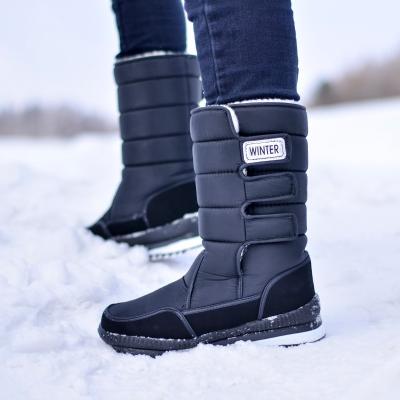 China Cushioning 2023 New Platform Snow Boots Plus Size 36 - 47Men's Thick Plush Waterproof Slip Resistant Winter Men's Shoes Snow Boots for sale