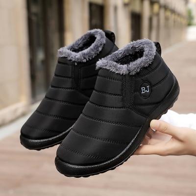 China Cushioning Mens Boots Lightweight Winter Shoes For Men Snow Boots Waterproof Winter Shoes Plus Size Slip On Unisex Ankle Winter Boots for sale