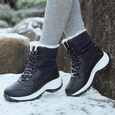 China Cushioning Winter Plush Warm Ankle Boots Women Winter Shoes Botas Mujer Female Snow Boots Booties Waterproof Winter Shoes Women Boots for sale