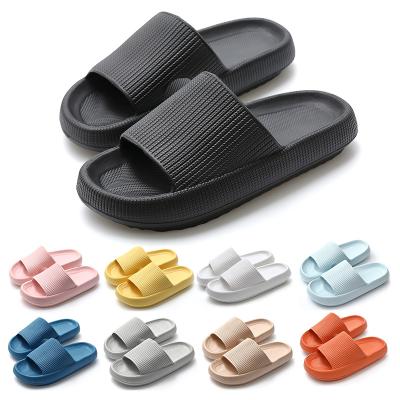 China Cushioning Hot Selling Wholesale Unisex Eva Slippers Thick Bottom Bathroom Summer Slippers for sale