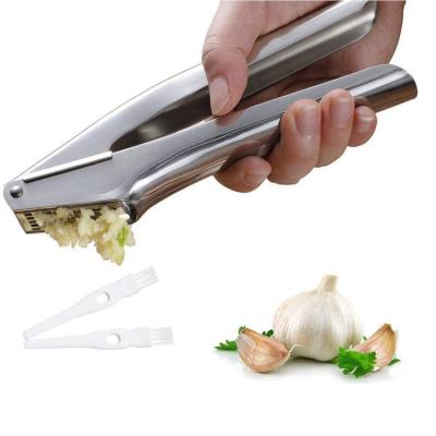 China Yuming Viable Factory Kitchen Tools Garlic Crusher Time Saving 304 Stainless Steel Explosive Garlic Press for sale