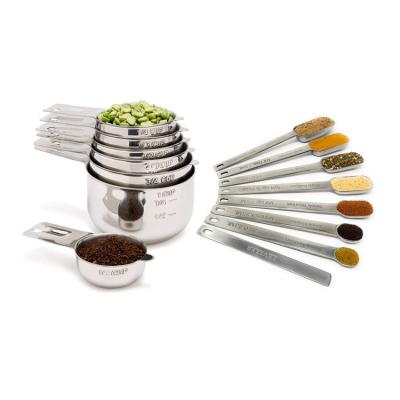 China Amazon's Best-Selling Magnetic Stainless Steel Measuring Cups and Spoons Set for sale