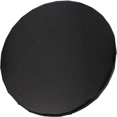 China Wholesale Recyclable Cake Drum Round Form Sustainable MDF Cake Board Cake Base for sale