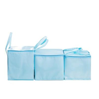 China High Density Waterproof Soft Lunch Bag Food Ice Pack Cooler Picnic Cake Lunch Insulation Bag Aluminum Foil Seafood Cooler Bag for sale