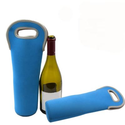 China Custom Neoprene Insulated Wine Waterproof Tote Bag Holder Support Dropshipping Promotion Beer Drinks Cooler for sale