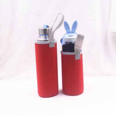 China Wholesale High Quality Waterproof Insulated Neoprene Glass Water Bottle Cooler Sleeve Baby Bottle Thermal Sleeve for sale