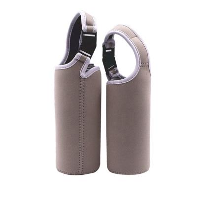 China Waterproof Neoprene Fiber Home Party Sublimation Decoration Insulated Water Bottle Cooler Sleeve For Glass Water Bottle for sale