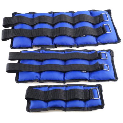 China Economy For Arm Hand Leg Fitness Training Exercise Custom Neoprene Cardio Adjustable Sand Bags Gaiters Stun Wrist Ankle Weights for sale