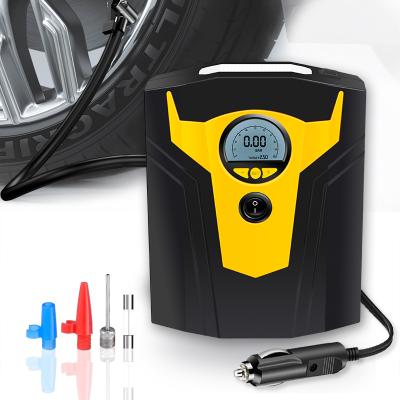 China Hot Sale DC12V 100W Electric Car Tire Inflators Digital Car Wheel Air Compressor Pump For Car Motorcycle Bicycle 22 Cylinders for sale