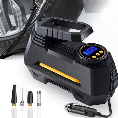 China DC 12V Electronic Handheld Digital Car Inflator Car Tire 100W Compressor Portable Air Inflators Compressor For Inflatables Machine for sale