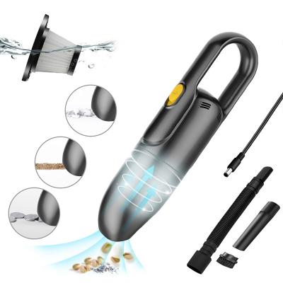 China New High Power Suction Hand Vacuum China-chic Car Mini Automotive Vacuum Cleaner Portable Wireless Radio for sale