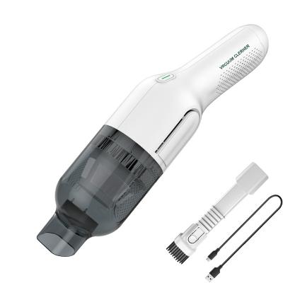 China Hotel 2022 New Design Two Speed ​​Adjust Mini Cordless Wireless Handheld Rechargeable Suction Hand Vacuum Cleaner for sale