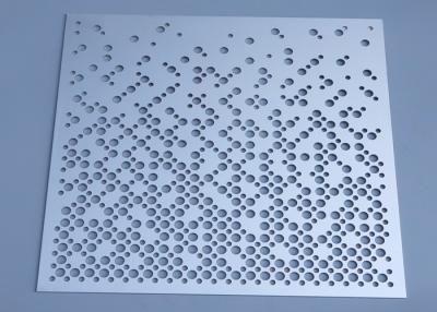 China Silver Perforated Sheet with Customizable Hole Shapes for sale