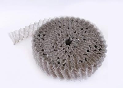 China Stainless Steel Knitted Filter Mesh Types With Or Without Waves for sale