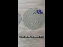 efficient filtration knitted wire stainless steel filter mesh 0.05mm-1.8mm aperture