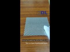 ventilation and smoke filtration perforated mesh sheet 0.1mm-12mm thickness