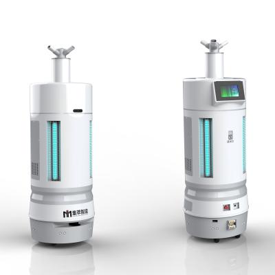 China Two ways of disinfefction two functions UV-C disinfection and atomization robot for sale