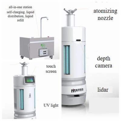 China App Remote Operation Factory Rating Hot Selling Chinese Factory Disinfection Robot for Hospital for sale